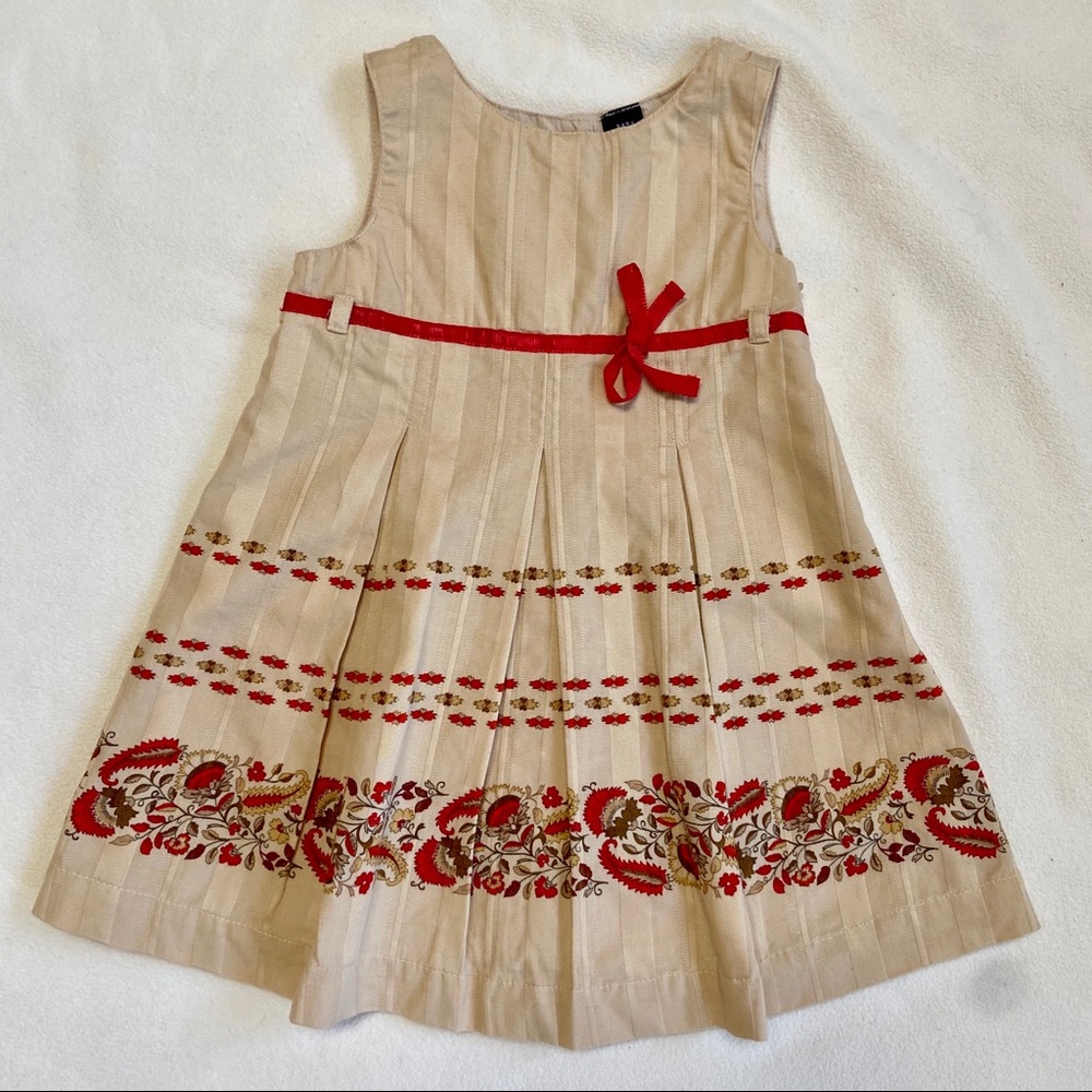 Baby Gap Girls Dress Holiday Fall Dress 12-18 mos